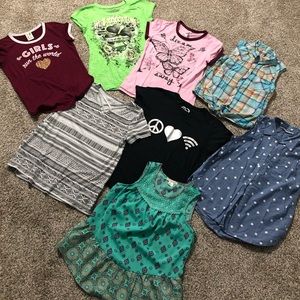 Bundle of girls shirts!